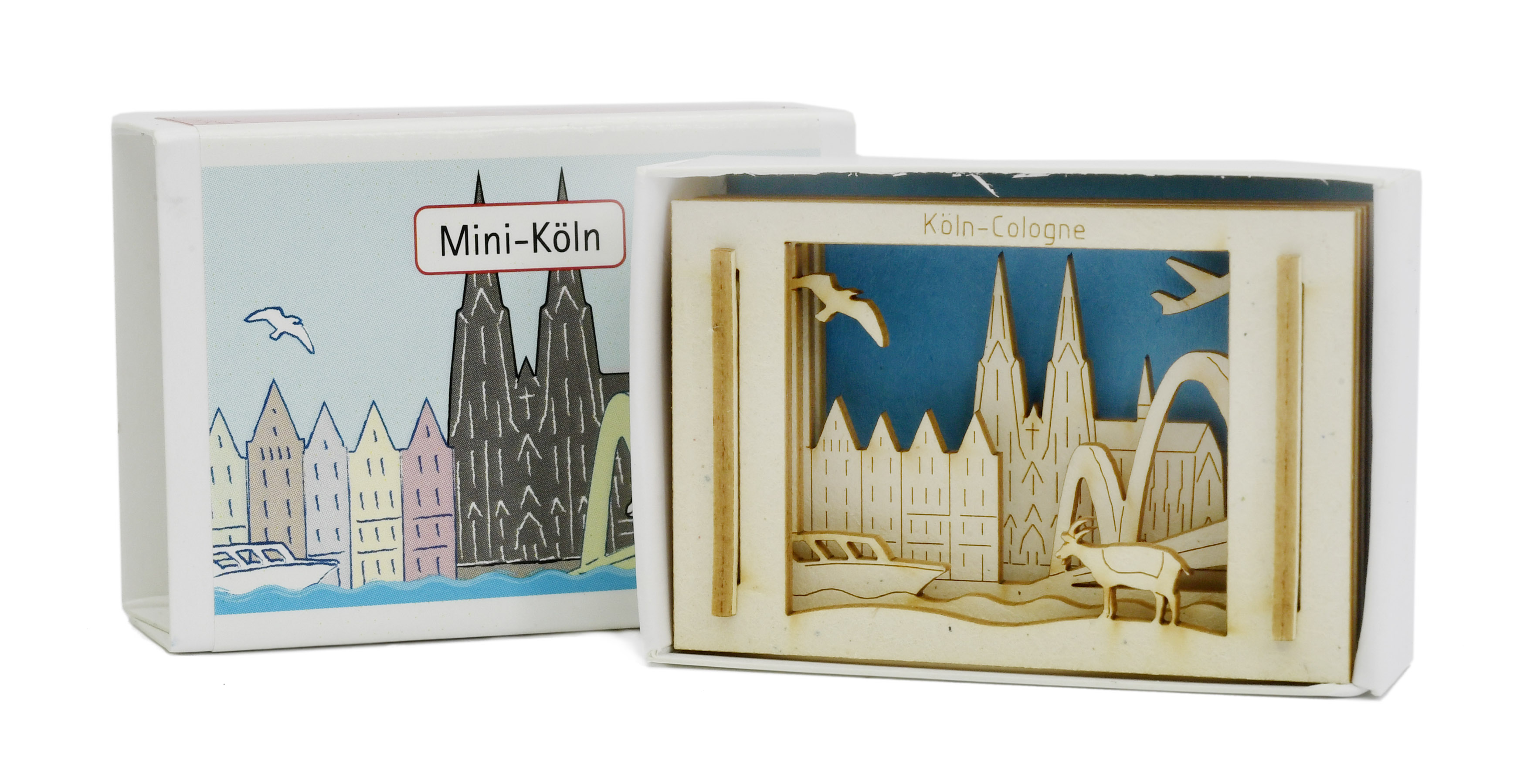 Miniatur Köln-Silhouette mit Dom